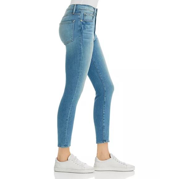 Frame Light Wash Ali High-Rise Cigarette Denim Jeans 28 - Picture 1 of 15